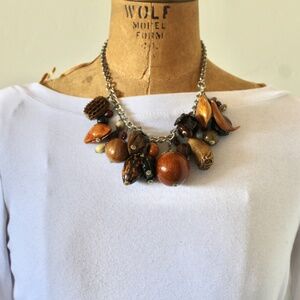 Vintage Nut Necklace